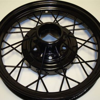 Model A Wheel Powder Coat (Color: Black)