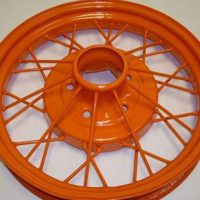 Model A Wheel Powder Coat (Color: Orange)