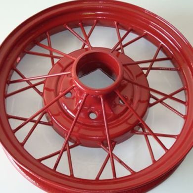Model A Wheel Powder Coat (Color: Aurora Red)
