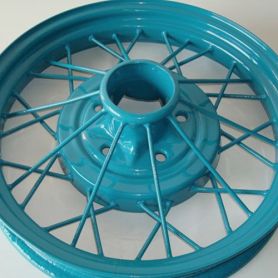 Model A Wheel Powder Coat (Color: Hessian Blue)