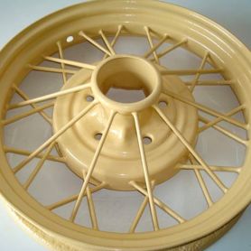 Model A Wheel Powder Coat (Color: Tacoma Cream)